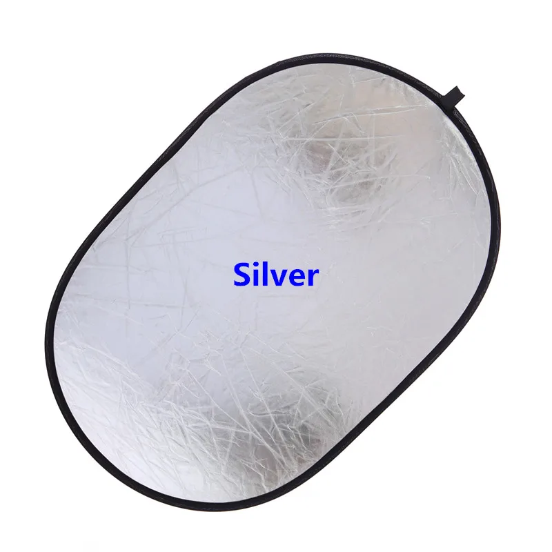 60x90cm 24''x35'' 5 in 1 Multi Disc Photography Studio Photo Oval Collapsible Light Reflector handhold portable photo disc enlarge
