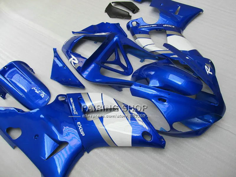 Обтекатели на заказ для YAMAHA YZF1000 из АБС-пластика YZFR1 2000 2001 YZF R1 00 01 впрыск синий