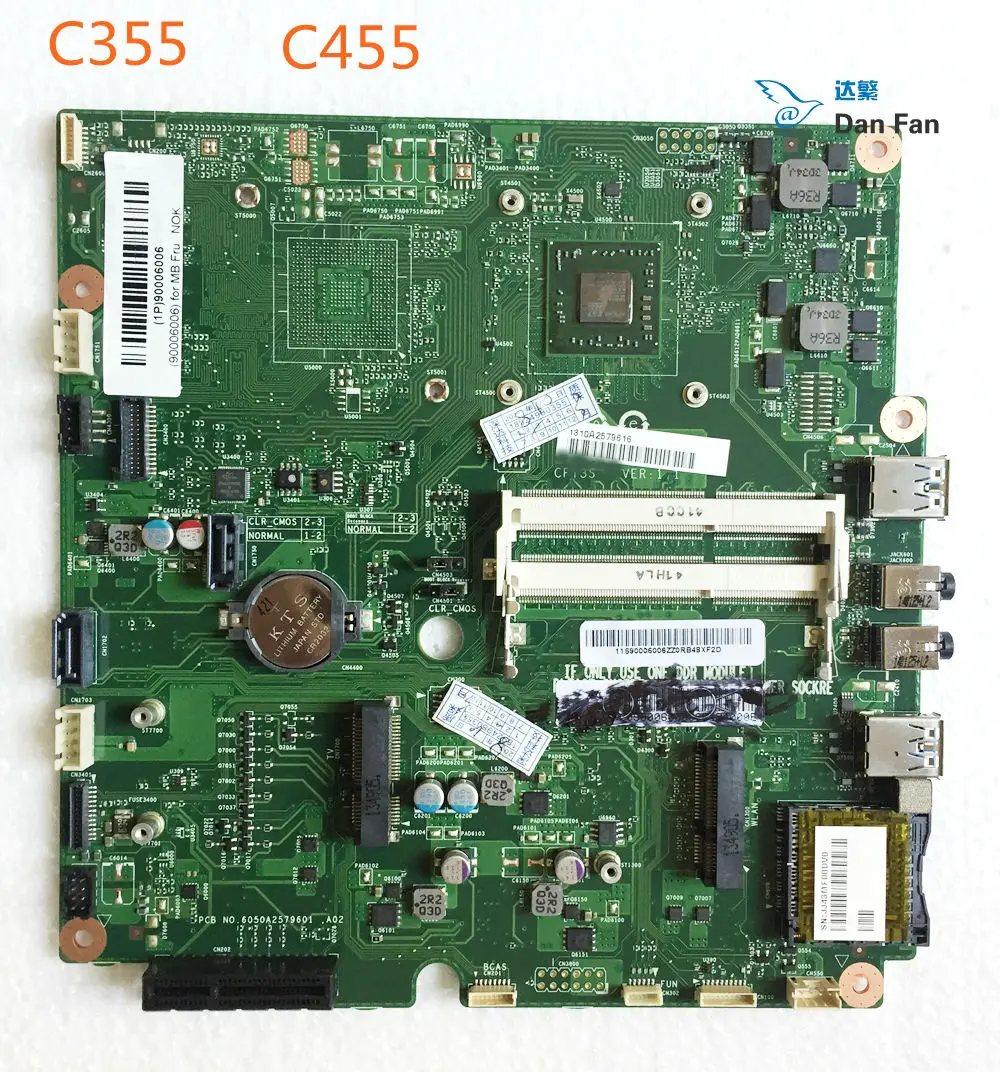 Материнская плата CFT3S для Lenovo C355 C455 AIO материнская 100% протестирована полностью