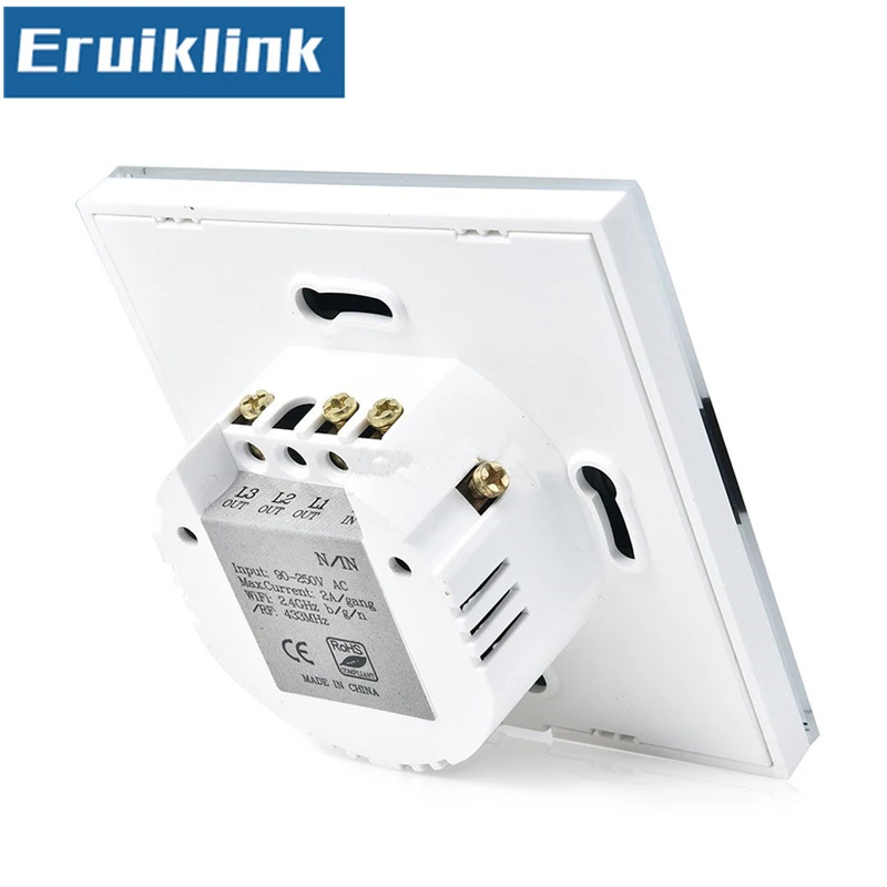 Сенсорный выключатель стандарт ЕС/Великобритании Wi Fi приложение eWelink