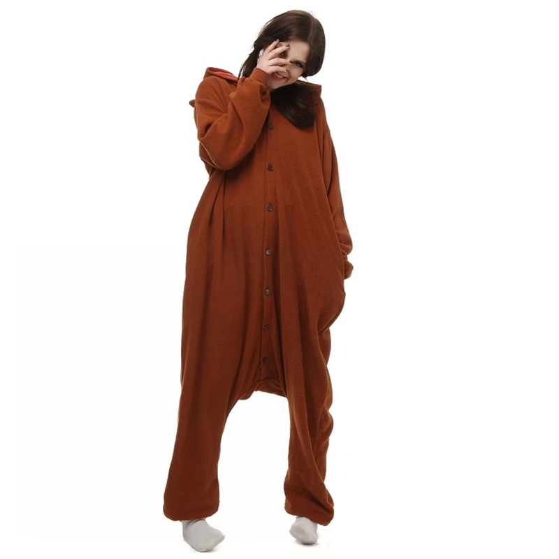 Хорошее качество милая мягкая Пижама Pedobear с коричневым ПЕДО медведем аниме