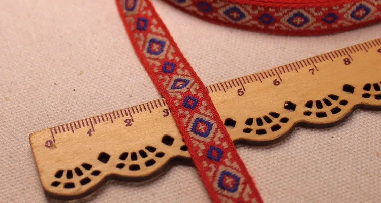 ZAKKA, модные аксессуары, ручная работа, вышивка, этническая ткань, полиэстер, жаккардовая лента, 1 см, 18 ярдов/Лот, Ретро стиль, двойной цвет