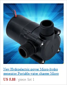 80 в/12 В/5V10W DC Генератор потока воды турбинный генератор гидроэлектрический микро гидрогенератор расход водопроводной воды гидравлический DIY
