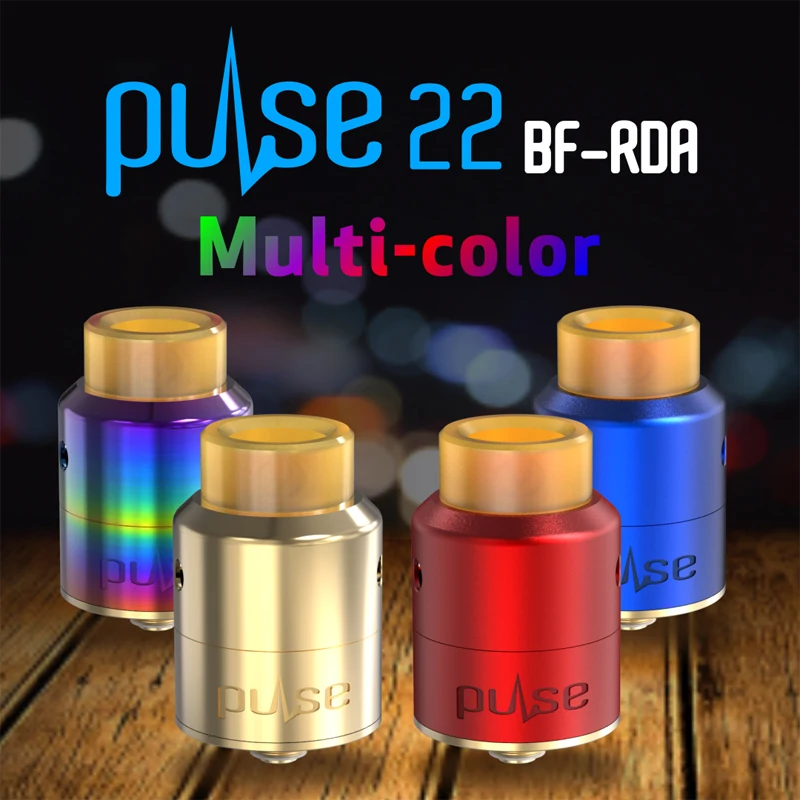 Оригинальный новый цветной vandy VAPE Pulse 22 BF RDA Tank Rebuildable Dripka VandyVape распылитель