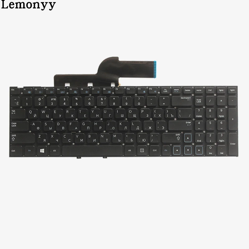 Новая русская клавиатура для samsung NP300E5C 300E5C NP300E5X 300E5X RU lsptop без рамки черная