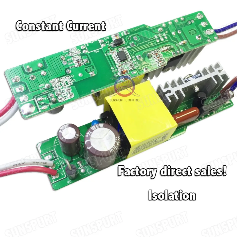 Светодиодный прожектор высокой изоляции PFC 60 Вт светодиодный драйвер 18 30x3 600 мА
