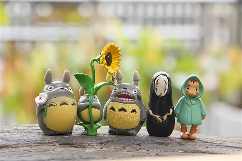 9 шт./компл. 3 6 см Фигурки героев Hayao Miyazaki Тоторо Мэй подарок для детей|action figure|hayao