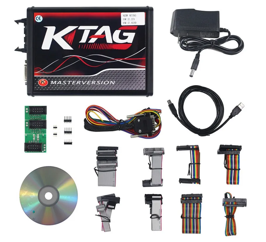 Онлайн Версия Ktag V7.020 EU K tag V2.25 прошивка 7 020 ECU программист красный PCB нет жетонов