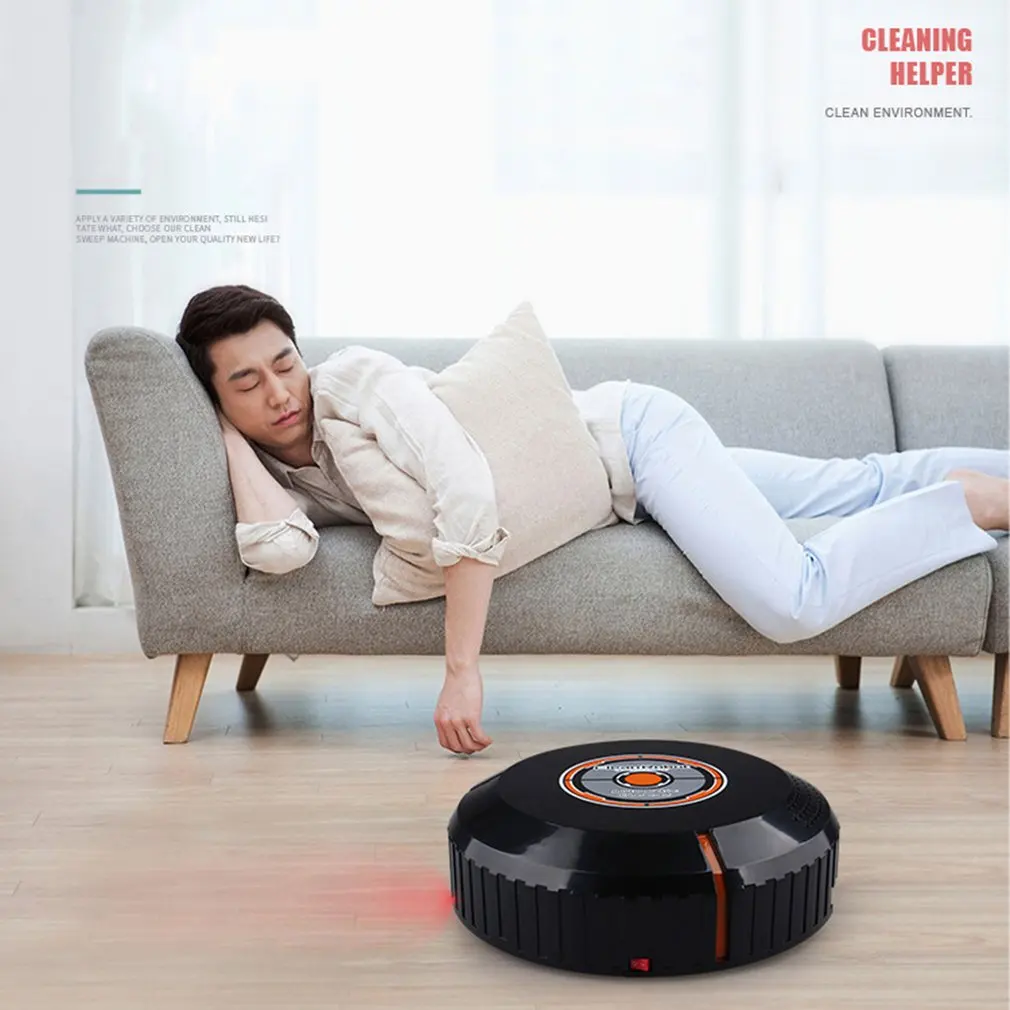 USB Charging /Battery Full Automatic Intelligent Smart Cleaning Robot Powered Robotic Home Floor Vacuum Cleaner | Бытовая техника