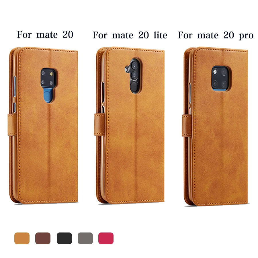 Retro Flip Leather Case for Huawei Mate 20 Lite Pro Phone Cas Luxury Wallet Full Cover Capas | Мобильные телефоны и