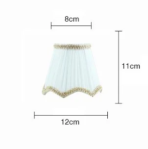 Креативные кружевные белые лампы высокого качества Современные тканевые ручной