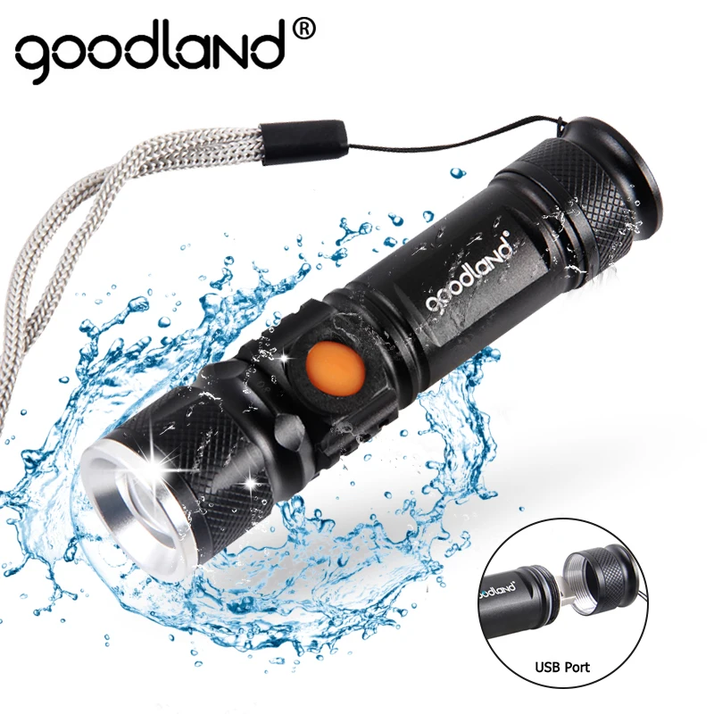 USB LED Flashlight High Power Rechargeable Torch 2000 Lumens Q5 XML T6 3-Modes Zoomable 16340 18650 Flash Light Lantern
USB LED Flashlight High Power Rechargeable Torch 2000 Lumens Q5 XML T6 3-Modes Zoomable 16340 18650 Flash Light Lantern