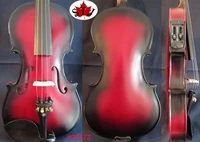 red black color full size electric violin acoustic violin good sound 22473