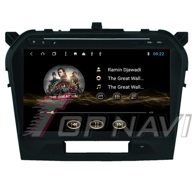 Car Audio for SUZUKI Grand Vitara 2015 10.1'' Android 8.1 Topnavi 1080P HD Bluetooth Wifi Video Players with Free Map Update MP3 |