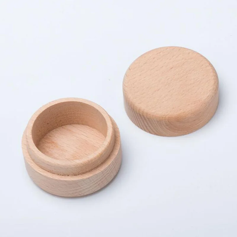 Zakka, винтажная круглая деревянная коробка для хранения ювелирных изделий, кольцо, серьги, контейнер, чехол для хранения, креативная декоративная коробка для украшений