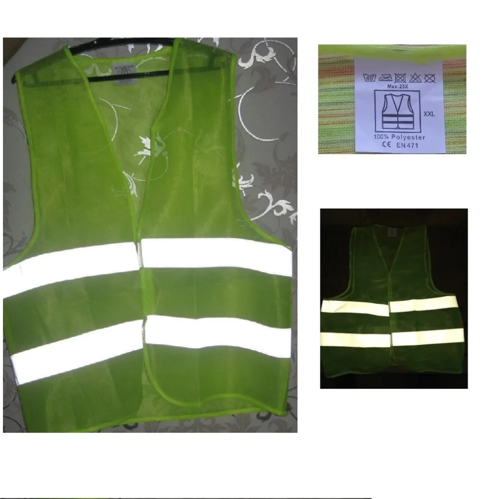 Новинка, хит, унисекс, XL, XXL, XXXL, светоотражающий жилет, рабочая одежда, обеспечивает высокую видимость, день, ночь, бег Предупреждение, Детский защитный жилет