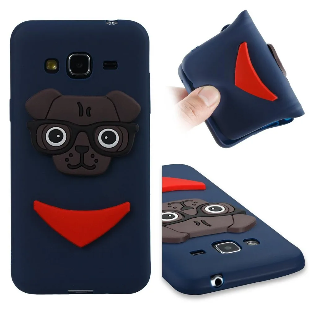 3D Cartton милая собака ТПУ чехол для Samsung Galaxy J3 J5 J7 2016 J310 J510 J710 силиконовый задняя