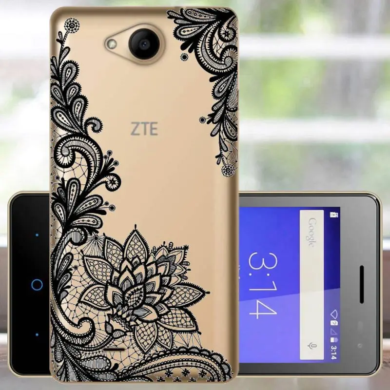 HLS FANATU zte T320 силиконовый чехол, 4,5 дюймов, мягкий ТПУ zte Blade GF3, чехол на заднюю панель с принтом, защитный чехол для телефона s для zte Blade GF3 Funda - Цвет: HLS