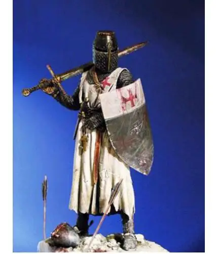 

New Unassembled 1/18 90mm Ancient Templar Knight Fantasy Figure ancient Resin Kit DIY Toys Unpainted resin model