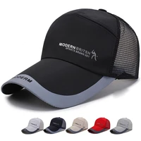 men women golf sunshade breathable baseball mesh hat sport quick drying sunscreen cap hip hop adjustable canvas fishing hat p14
