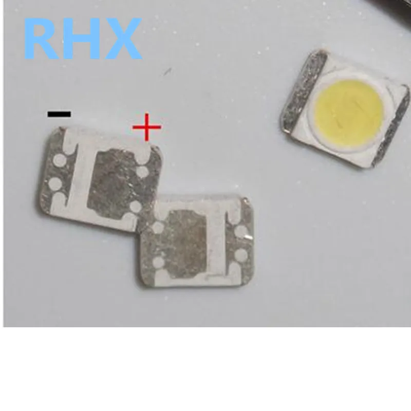 250 шт./лот 3528/2835 3V 280MA 1W Cold светодиоды белого свечения для ремонта подсветки