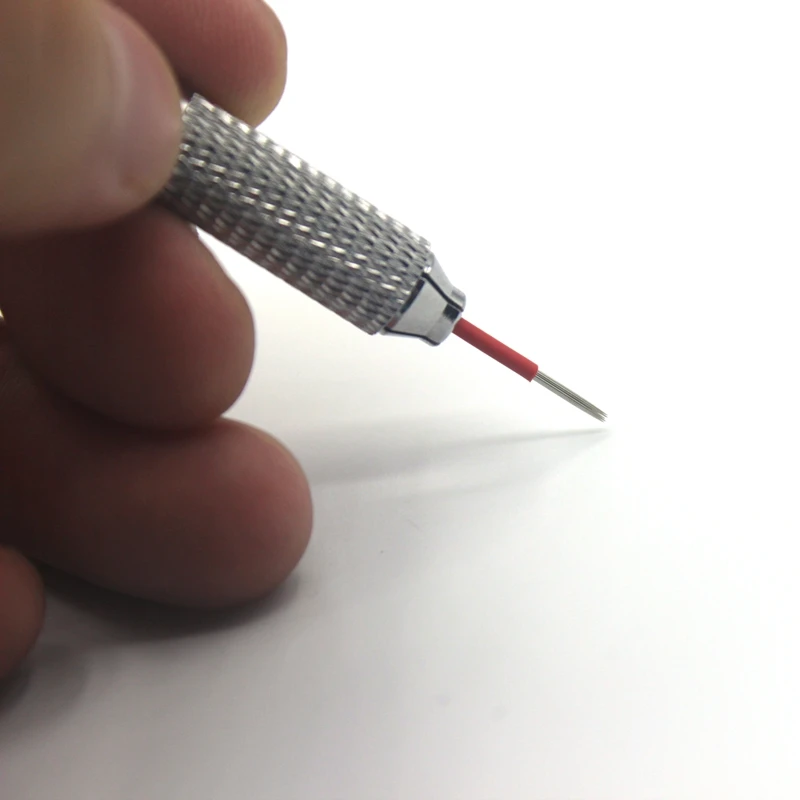 10 шт. иглы для микроблейдинга затенение R5 tebori Иглы туман бровей лезви татуажа