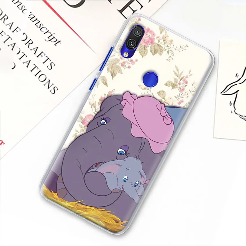 Милый мультяшный слон Дамбо чехол для телефона Xiao mi Red mi 7 5 6 Pro Note 7 Pro 5 5A 6 mi A1 A2 8 Lite 9 чехол Coque