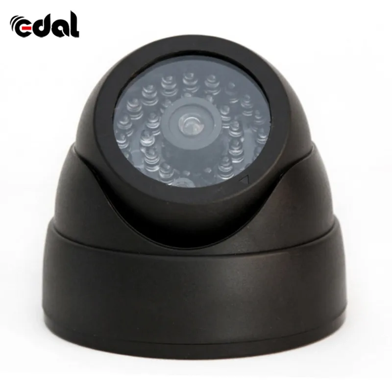 New Outdoor CCTV Fake Simulation Dummy Camera Surveillance Security Dome Mini Flashing LED Light | Электроника