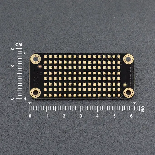 Для Gravity I2C 8x16 RGB светодиодная точечная матрица лицевая панель светодиодный