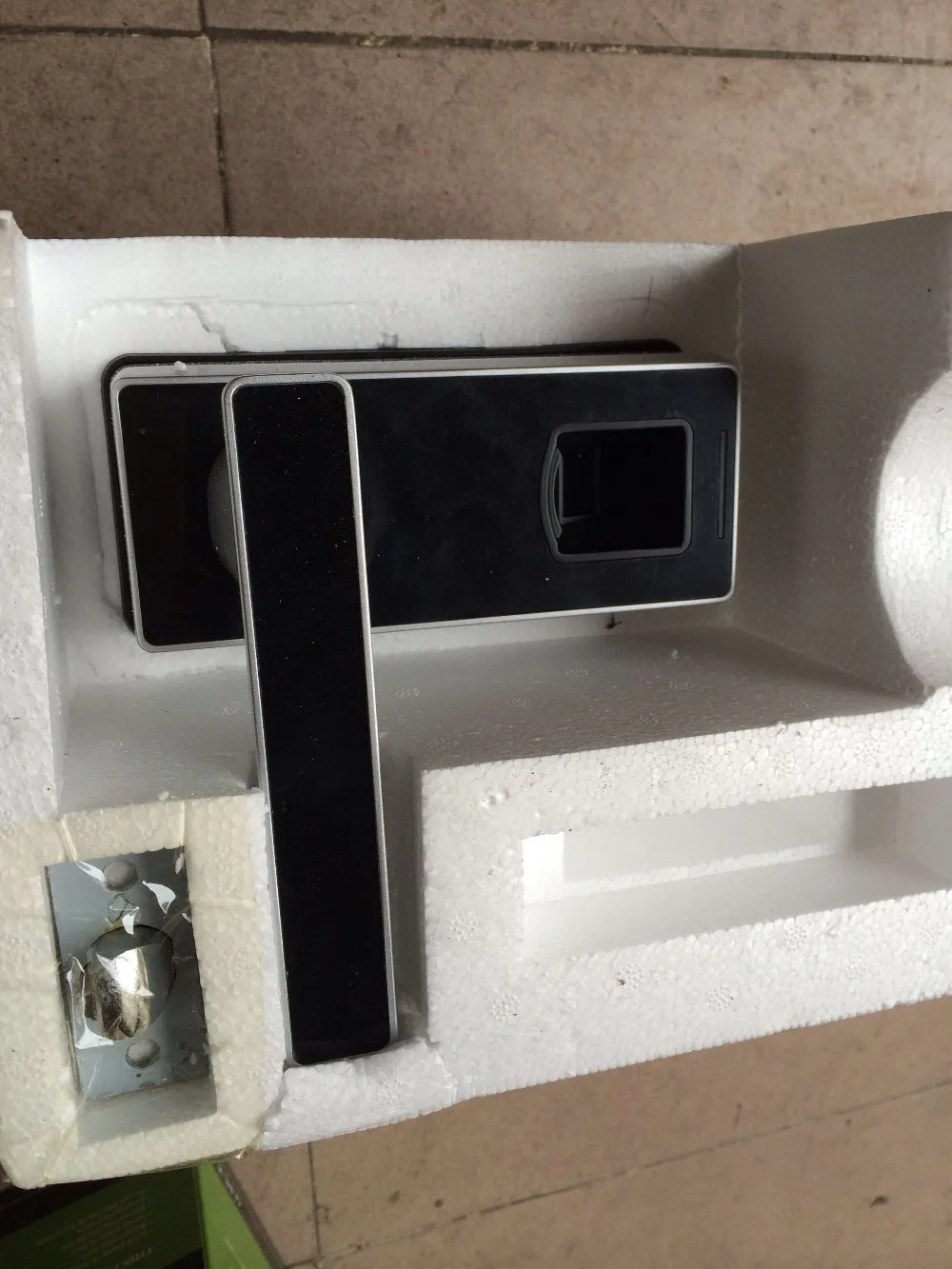 Бесплатная доставка ML10 хороший дизайн отпечатков пальцев Дверной замок DIY ручка