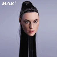 16 scale gal gadot head model with straight long hair for 12 inches female action figure
