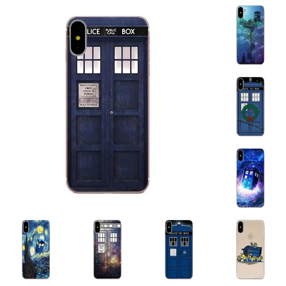 Для Huawei P7 Honor 4C 5A 5C 5X6 6C 6A 6X7 7X8 9 V8 V10 Y3II Y5II Y6II G8 Play Lite мягкий цветочный ТАРДИС Доктор