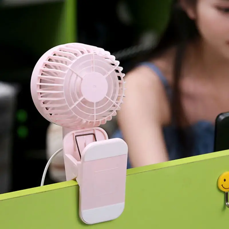 Fan Clip Electronic Double-Blade Air Cooling Table Adjustable USB Rechargeable Portable Home Office School | Бытовая техника