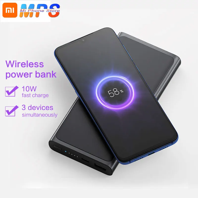 Крепление для спортивной камеры Xiao mi Беспроводной Мощность банк 10000 мАч Qi быстро
