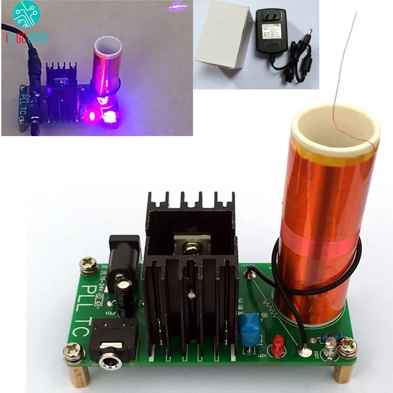 Мини Музыка катушки Тесла DIY наборы/собранная плазменная сирена спикер Science Electronic