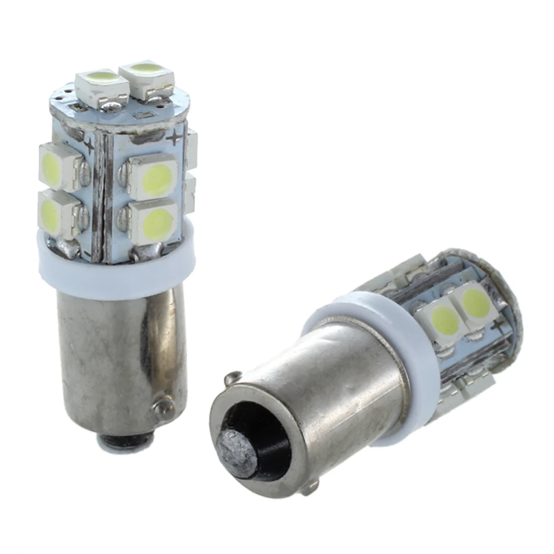 2X T11 BA9S T4W 10 SMD ксеноновая Белая светодиодная бокосветильник лампа высокой