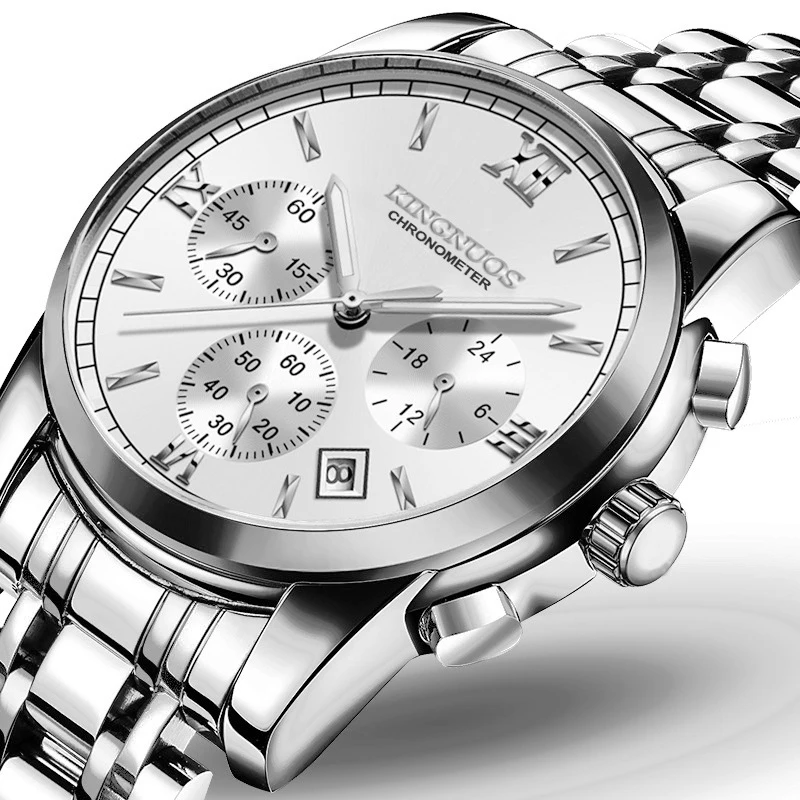 Часы мужские модные спортивные часы из нержавеющей стали топ бренд Роскошные