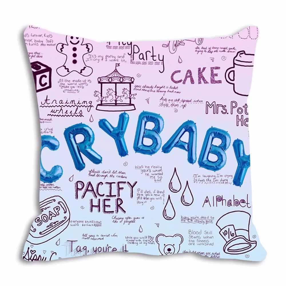 Новый Мелани Мартинес Cry baby Подушка Чехол бутафория Горячая Чехлы музыкальные