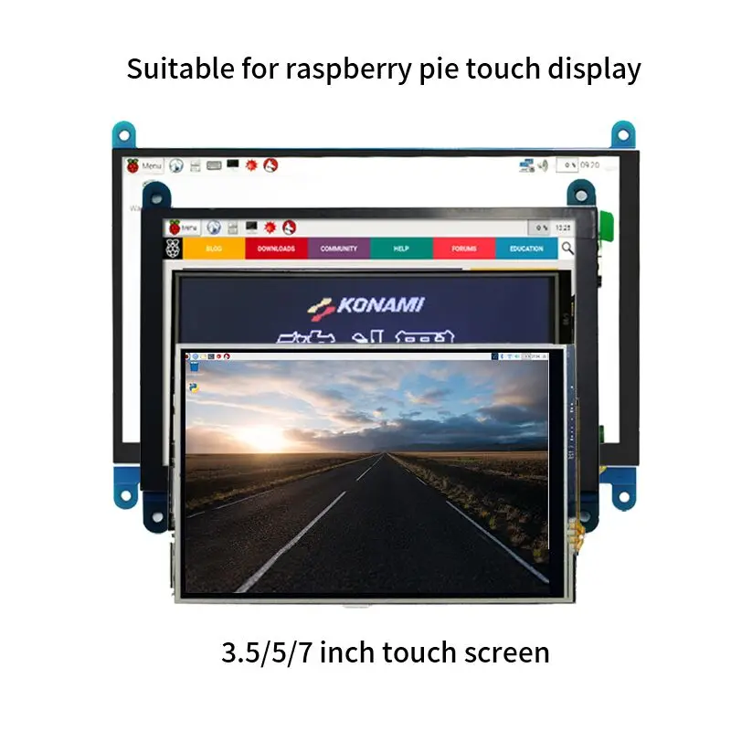 1 шт. для Raspberry Pi 4B дисплей 3 5 дюйма дюймов 7 HDMI сенсорный экран|ЖК-модули| |