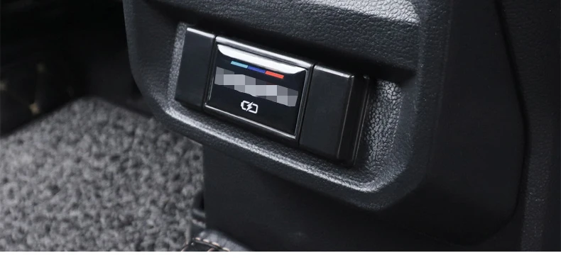 Для Tiguan второго поколения- Автомобильный задний USB Анти-защита от ударов чехол для автомобиля украшение интерьера аксессуары для автомобиля Стайлинг