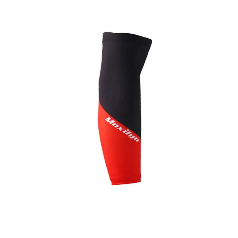 black red 1 пара, дышащие, быстросохнущие, с защитой от ультрафиолета, для бега, рукава для рук, для баскетбола, налокотники, для фитнеса, нарукавники, для спорта, велоспорта, гетры для рук - Цвет: black red