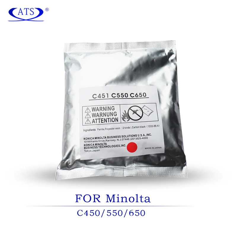 2 шт./лот CMYK порошок разработчика для Konica Minolta C 451 550 650 совместимый с