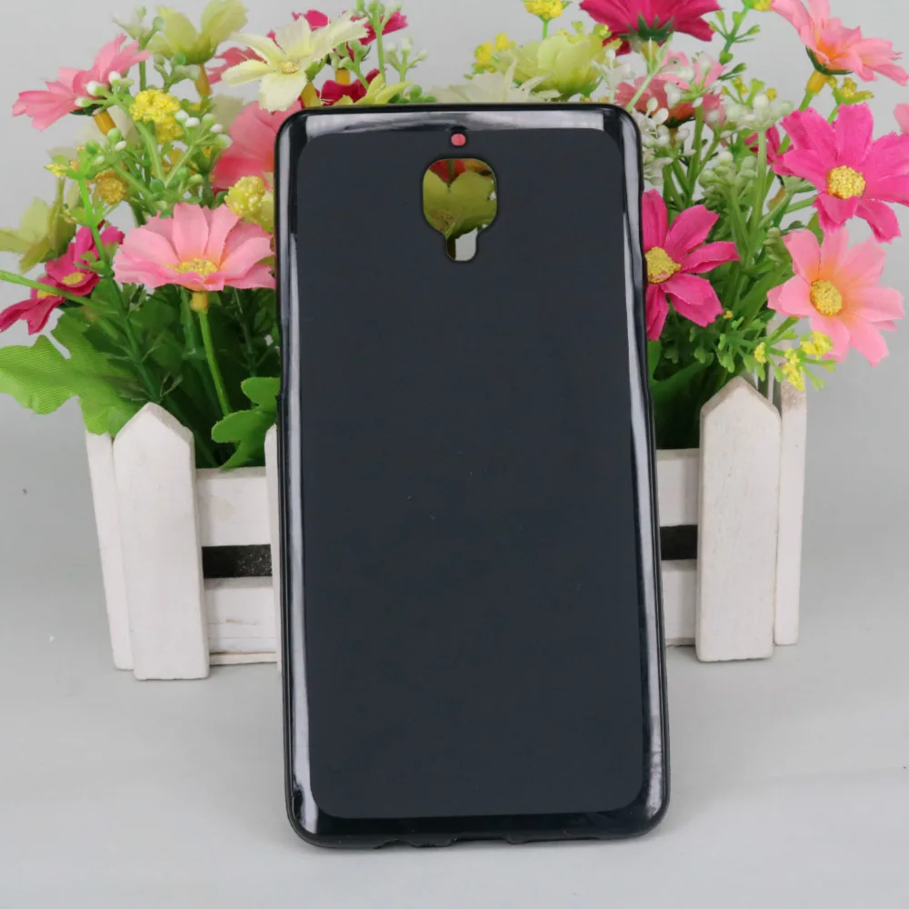Чехол для Oneplus 3 T черный мягкий силиконовый чехол из ТПУ One Plus задней панели