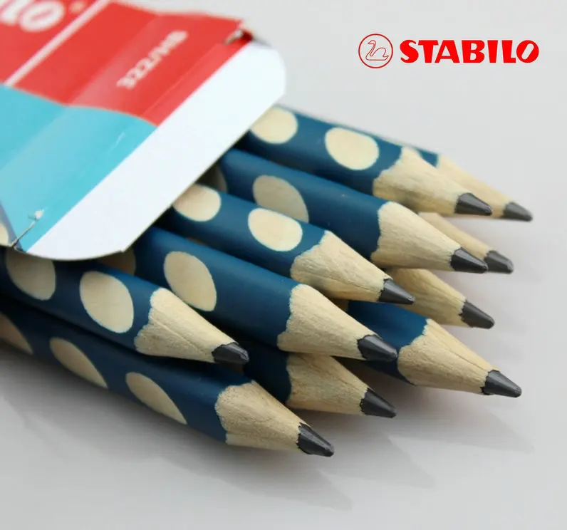 MATITA Stabilo Astuccio easygraphe 322 карандаши DESTRI HB - Цвет: 12Pcs