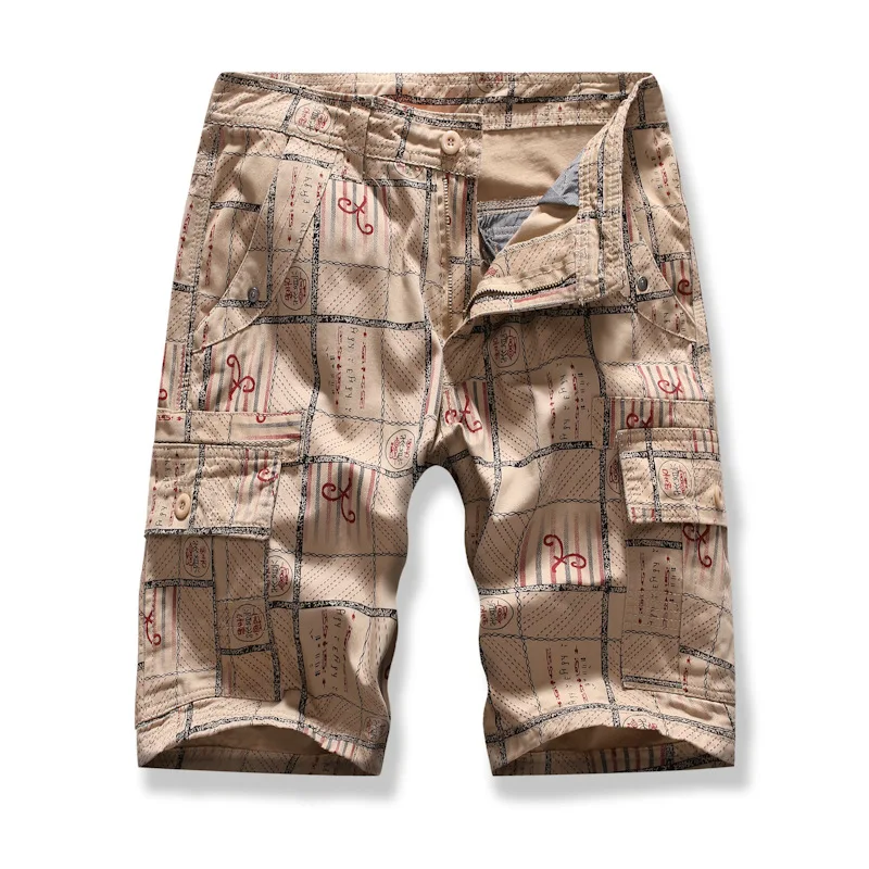 Мужские шорты карго крутые камуфляжные летние хлопковые повседневные удобная