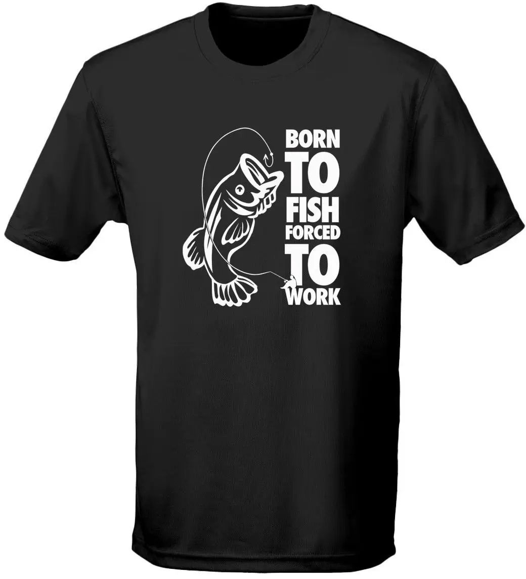 Born To Fish Fishing Carping Mens T-Shirt 10 Colours (S-3XL) by swagwear Cartoon t shirt men Unisex New Fashion tshirt free |