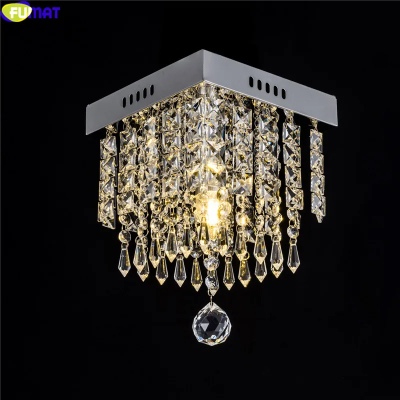 Фумат люстры освещение Lustre Plafondlamp LED K9 прозрачный кристалл гостиная лампа
