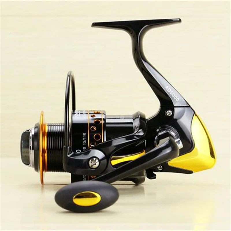 Высококачественная рыболовная Катушка спиннинговая катушка металлический