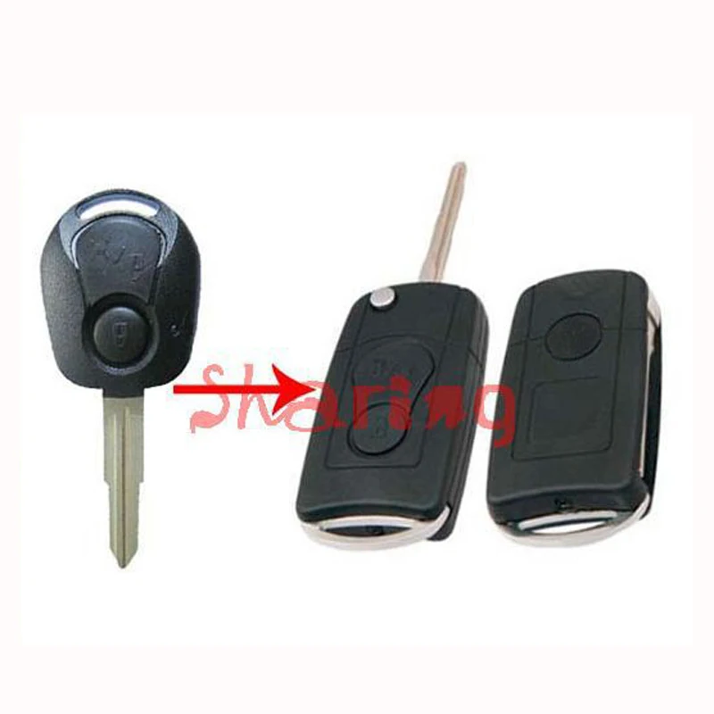 Для SsangYong Actyon Suc Kyron Rexton 2 Сменный Чехол с откидной крышкой|shell replacement|rexton 2button replacement