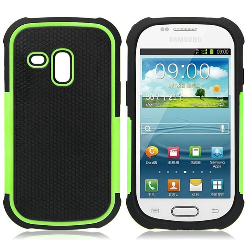 Зернистый пластиковый чехол Amor для samsung Galaxy S3 mini i8190 Противоударная задняя крышка